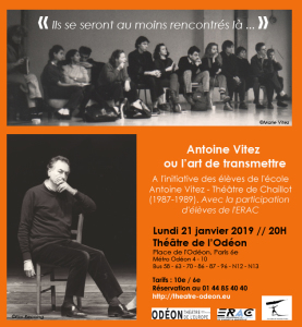 Flyer soirée Antoine Odéon 21 janvier 2019 - version orange DEF